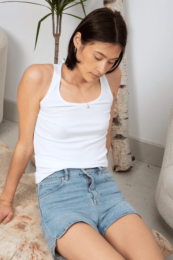 Lavender Hill Clothing Organic Cotton Scoop Neck Tank Top