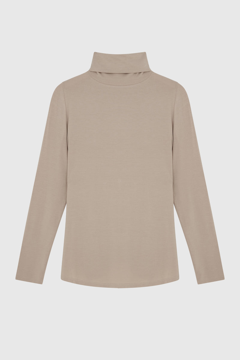 Lavender Hill Clothing Roll Neck Micro Modal Top