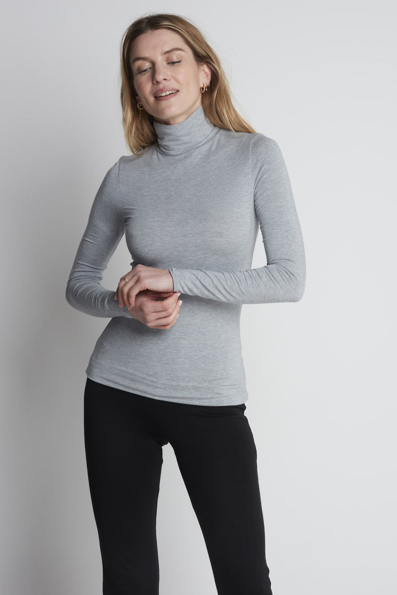 Lavender Hill Clothing Roll Neck Micro Modal Top