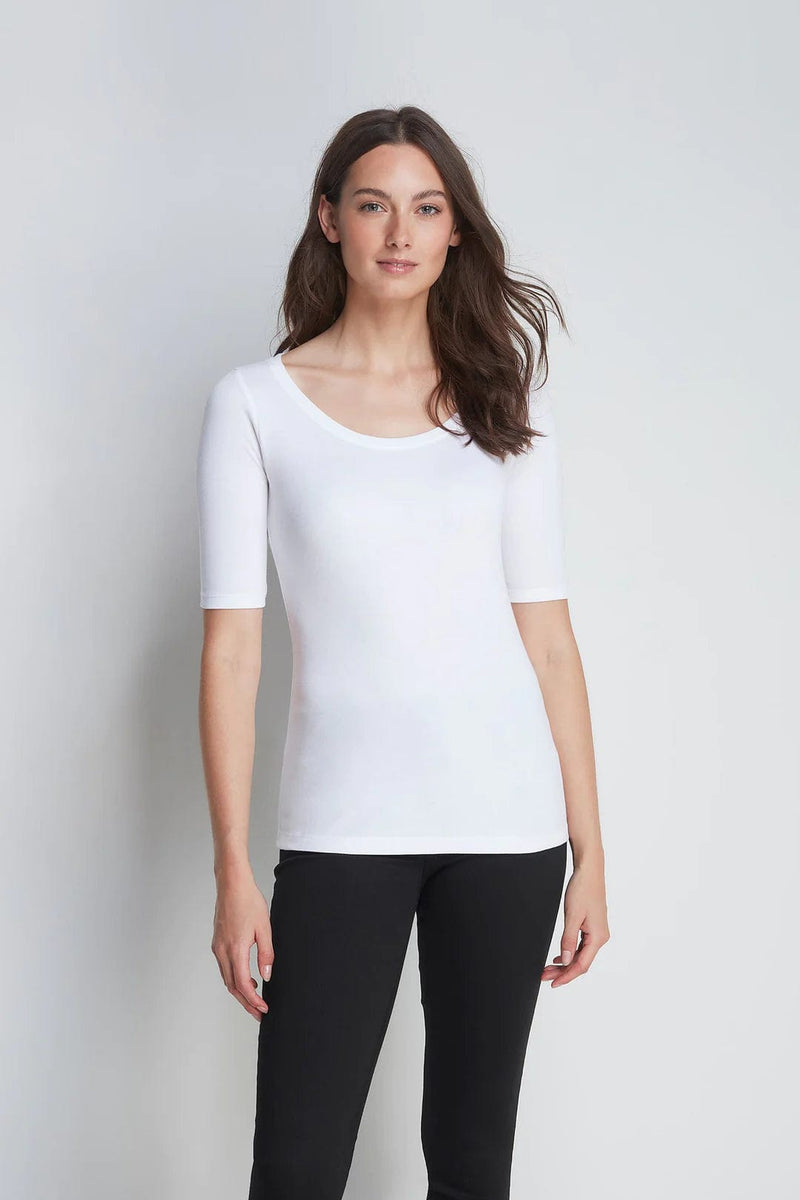 Lavender Hill Clothing Scoop Neck Cotton Modal Blend Half Sleeve T-shirt Bundle | Multiple Colours