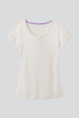 Immaculate Vegan - Lavender Hill Clothing Scoop Neck Cotton Modal Blend T-shirt