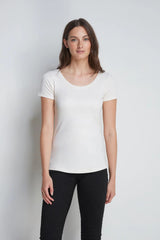 Immaculate Vegan - Lavender Hill Clothing Scoop Neck Cotton & TENCEL™ Modal Blend T-shirt | Multiple Colours