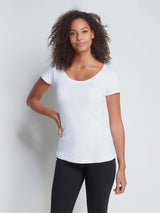 Immaculate Vegan - Lavender Hill Clothing Scoop Neck Cotton & TENCEL™ Modal Blend T-shirt | Multiple Colours