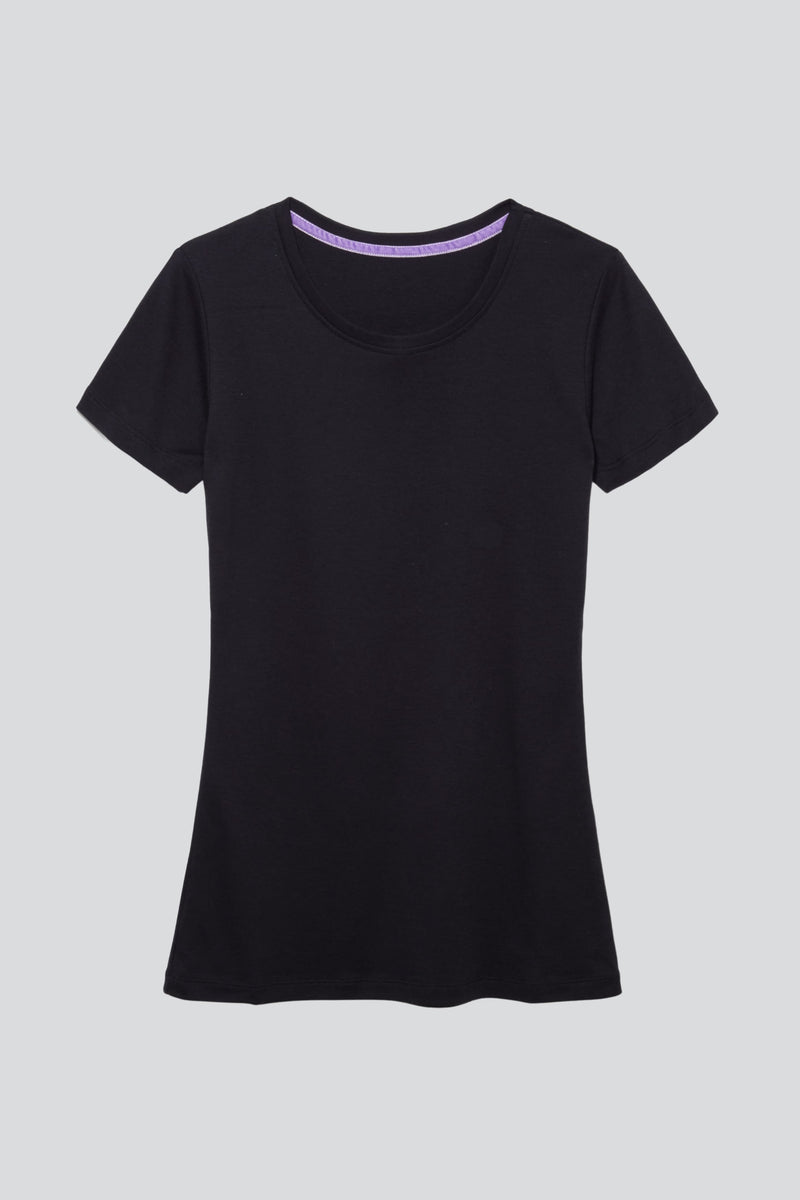 Lavender Hill Clothing Short Sleeve Crew Neck Cotton Modal Blend T-shirt