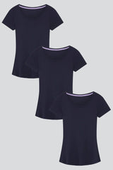 Immaculate Vegan - Lavender Hill Clothing Short Sleeve Scoop Neck Cotton Modal Blend T-shirt Bundle