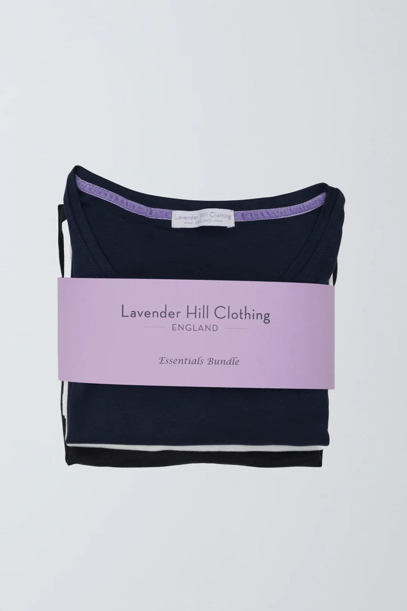 Lavender Hill Clothing Short Sleeve Scoop Neck Cotton TENCEL™ Modal Blend T-shirt Bundle | Multiple Colours
