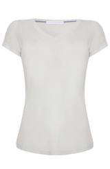 Immaculate Vegan - Lavender Hill Clothing V Neck Cotton Modal Blend T-shirt