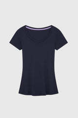 Immaculate Vegan - Lavender Hill Clothing V Neck Cotton TENCEL™ Modal Blend T-shirt | Multiple Colours