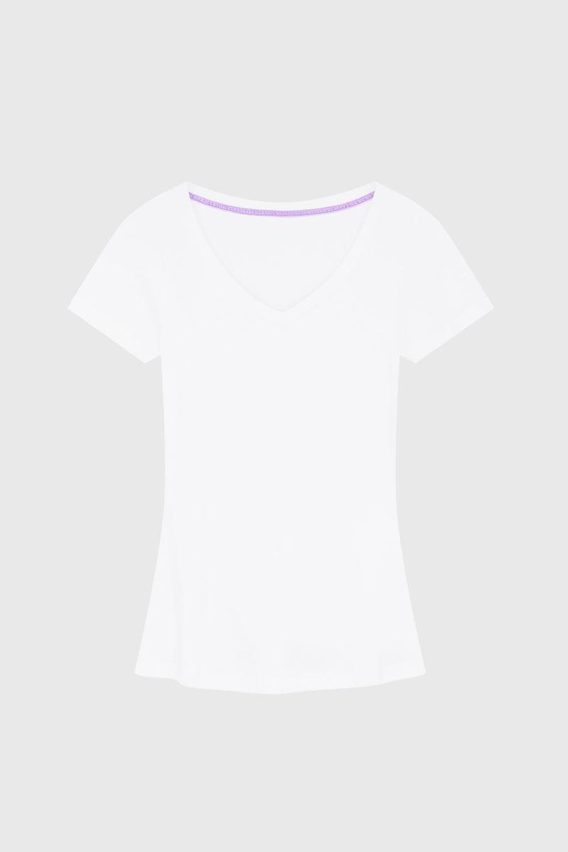 Lavender Hill Clothing V Neck Cotton TENCEL™ Modal Blend T-shirt | Multiple Colours