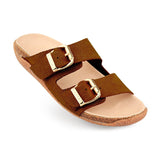 Immaculate Vegan - Lazuli myFOOTBED BIO Cognac