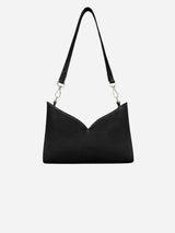 Immaculate Vegan - Lerisa Lerisa Grape Leather Vegan Crossbody Bag | Black