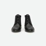 Immaculate Vegan - COG Lincoln Men's Vegan Leather Ankle Boots | Black