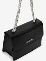 Immaculate Vegan - Lost Woods Willow MIRUM® Leather Vegan Chain Bag | Black & Silver