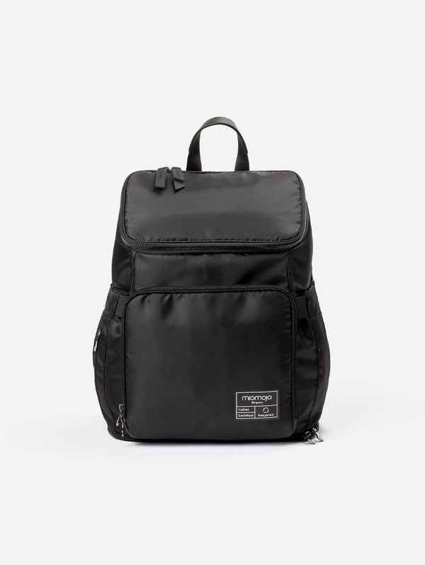 Miomojo Marisa Recycled Polyester Vegan Backpack | Black