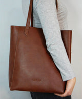 Immaculate Vegan - Canussa Basic Vegan Leather Everyday Tote Bag | Hazelnut