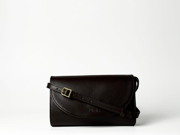 Mela Marlee Apple Leather Vegan Crossbody Bag | Coco Beans