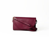 Immaculate Vegan - Mela Marlee Apple Leather Vegan Crossbody Bag |  Deep Red