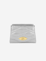 Immaculate Vegan - Mela Mimi Apple Leather Vegan Crossbody Bag | Silver