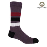 Immaculate Vegan - Striped Men’s Organic Cotton Sports Crew Sock Bundle | Multiple Colours