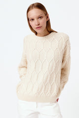 Immaculate Vegan - Mila.Vert Knitted cable-knit pullover