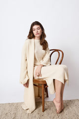 Immaculate Vegan - Mila.Vert Knitted cardigan coat