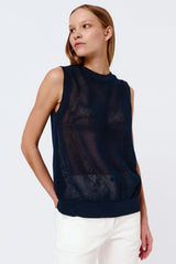 Immaculate Vegan - Mila.Vert Knitted mesh sleeveless top