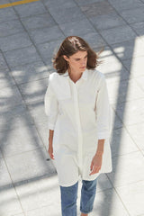 Immaculate Vegan - Mila.Vert Trench Organic Cotton Sateen Shirt Dress | Multiple Colours