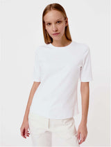 Immaculate Vegan - Mila.Vert Short-Sleeved Organic Cotton Top | Multiple Colours White / XS