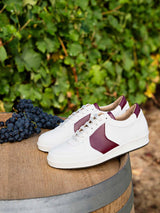 Immaculate Vegan - Minuit sur Terre Cepage Grape Leather Unisex Vegan Sneakers | Merlot