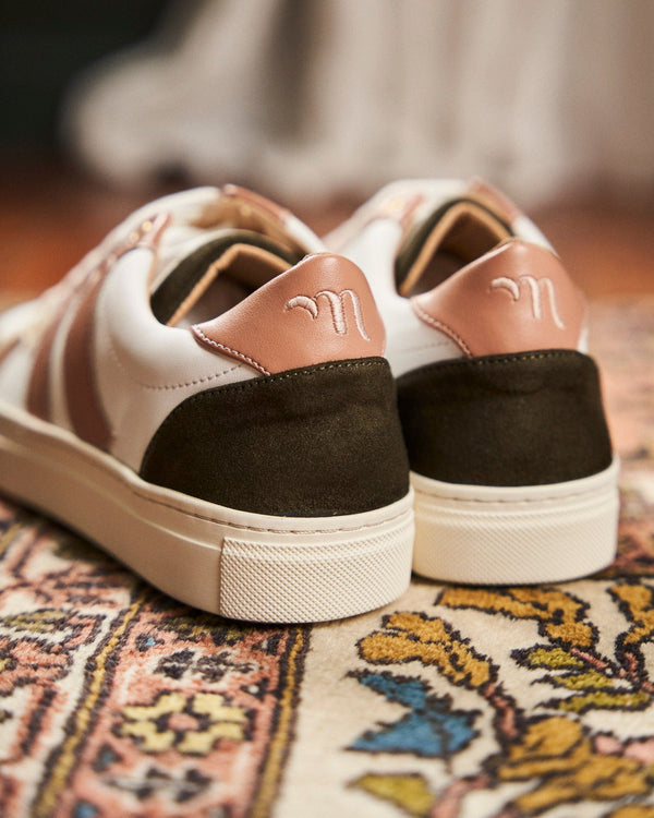 Minuit sur Terre Footprint Vegan Grain & Apple Leather Sneakers | Magnolia