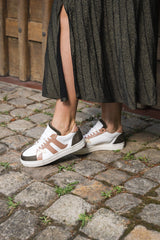 Immaculate Vegan - Minuit sur Terre Footprint Vegan Grain & Apple Leather Sneakers | Magnolia