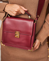 Immaculate Vegan - Minuit sur Terre Polar Vegan Grain Leather Mini Satchel | Bordeaux