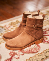 Immaculate Vegan - Minuit sur Terre Shadow Vegan Suede Ankle Boots | Hazelnut