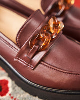 Immaculate Vegan - Minuit sur Terre Sherlock Vegan Grain Leather Loafers | Chocolate