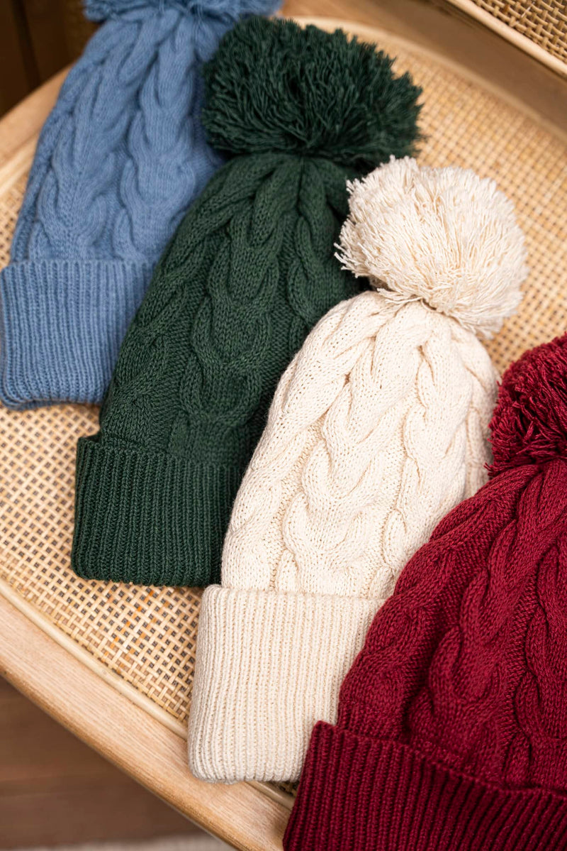Minuit sur Terre Snowflake Recycled Cotton Vegan Hat | Burgundy