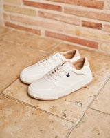 Immaculate Vegan - Minuit sur Terre Vestige Recycled Vegan Leather Sneakers | White & Pink