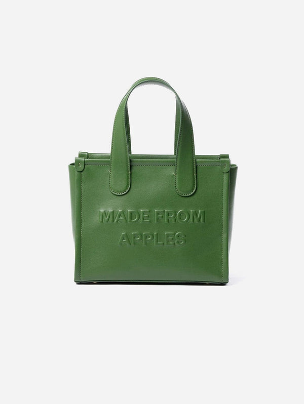 Miomojo Alma M Apple Leather Vegan Tote Bag | Green