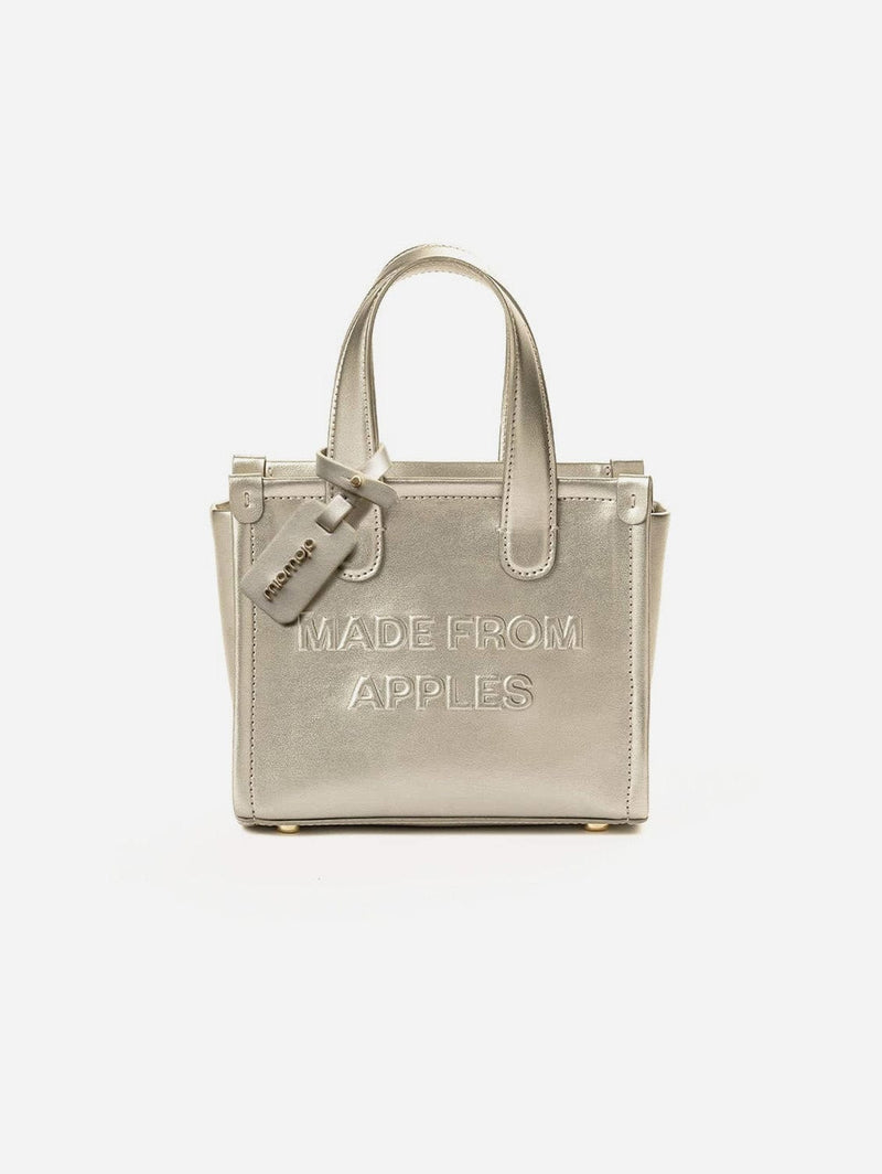 Miomojo Alma S Apple Leather Vegan Tote Bag | Champagne