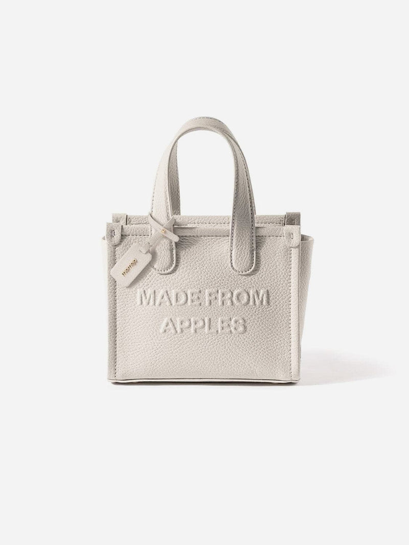 Miomojo Alma S Apple Leather Vegan Tote Bag | Cloud