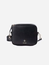 Immaculate Vegan - Miomojo Dalila Apple Leather Vegan Crossbody Bag | Black