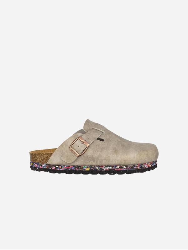 Nuoceans London Unisex Vegan Leather Clogs | Mist UK3 / EU36 / US5.5