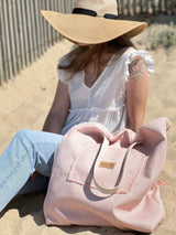 Immaculate Vegan - My Vegan Bags BEACH BAG  SUMMER SOFT PINK