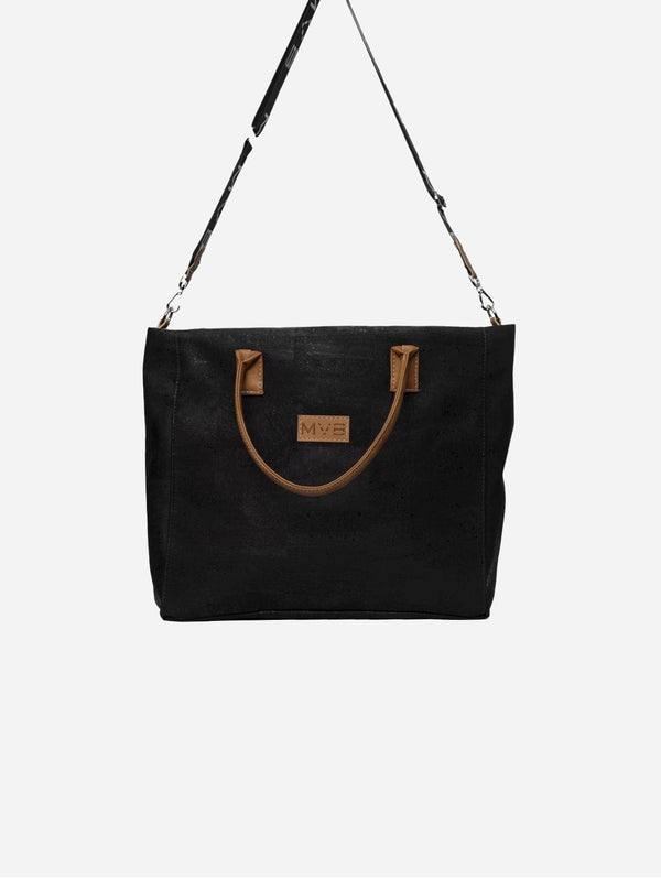 My Vegan Bags TOTE BAG CORK BLACK