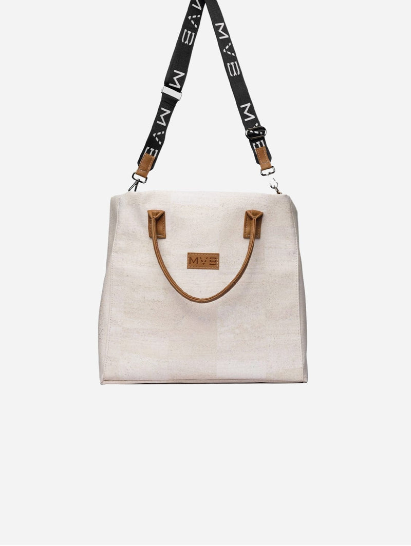 My Vegan Bags TOTE BAG CORK WHITE