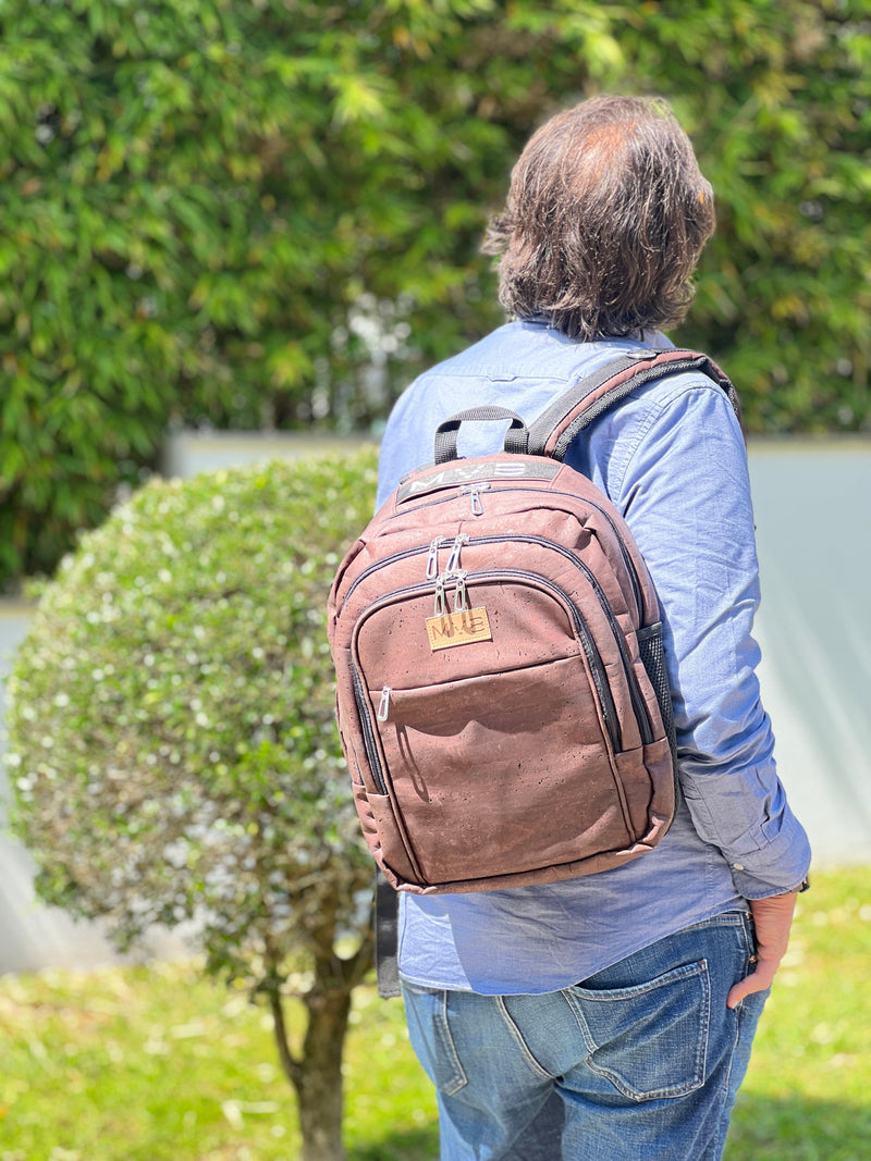 My Vegan Bags XPEDITION BACKPACK DARK BROWN