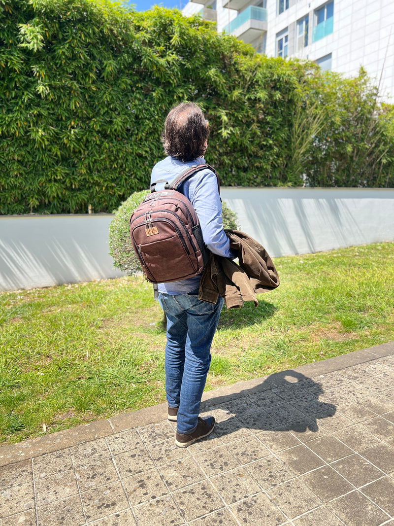 My Vegan Bags XPEDITION BACKPACK DARK BROWN