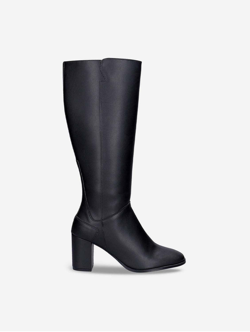 NAE Vegan Shoes Greta Women's Vegan Apple Leather Calf Boots | Black 36