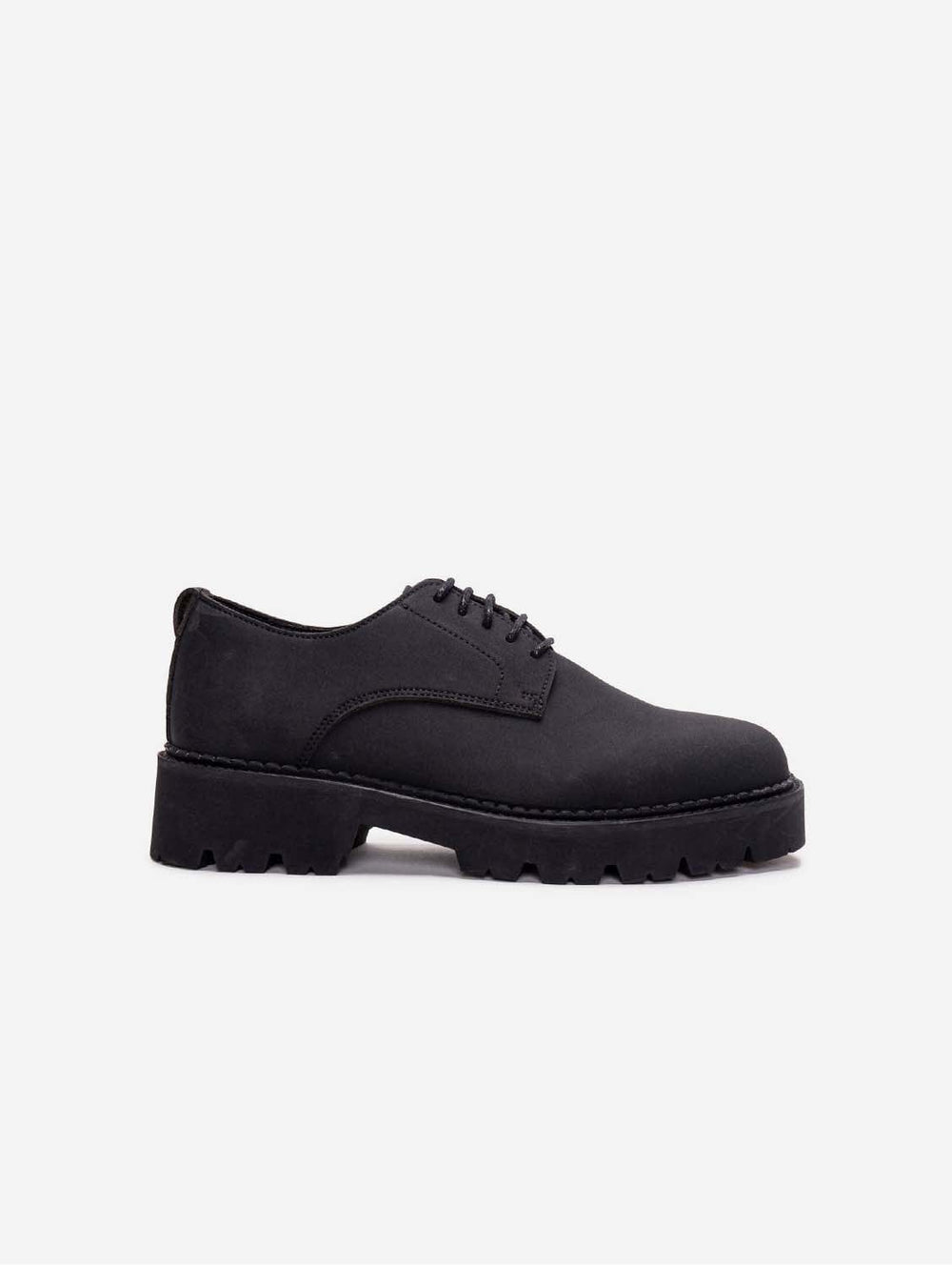 NAE Vegan Shoes Helen Women s Vegan Leather Derby Shoes Black