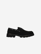 Immaculate Vegan - NAE Vegan Shoes Dario Men's Vegan Suede Boat Shoes | Black 40