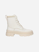 Immaculate Vegan - NAE Vegan Shoes Tea White boots women zipper chunky 42